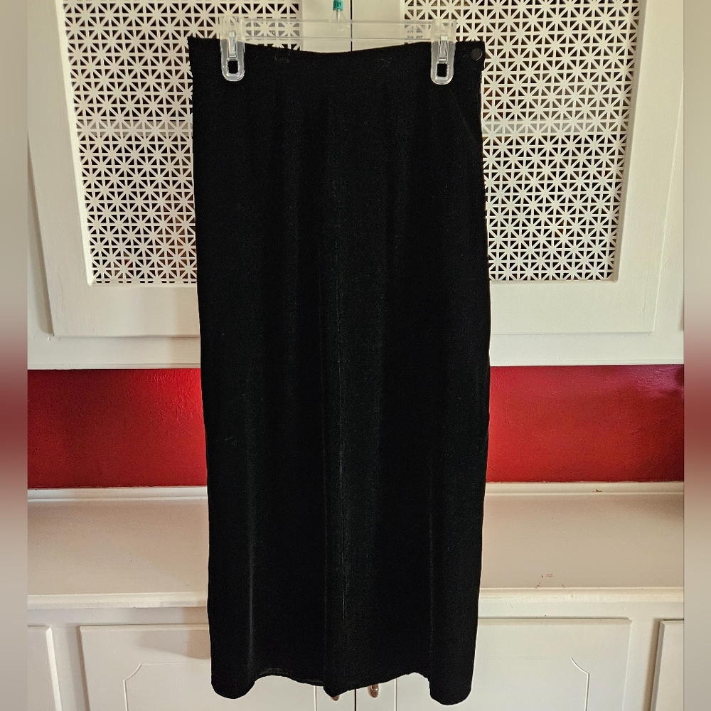 Vintage Carol Horn Velvet Skirt